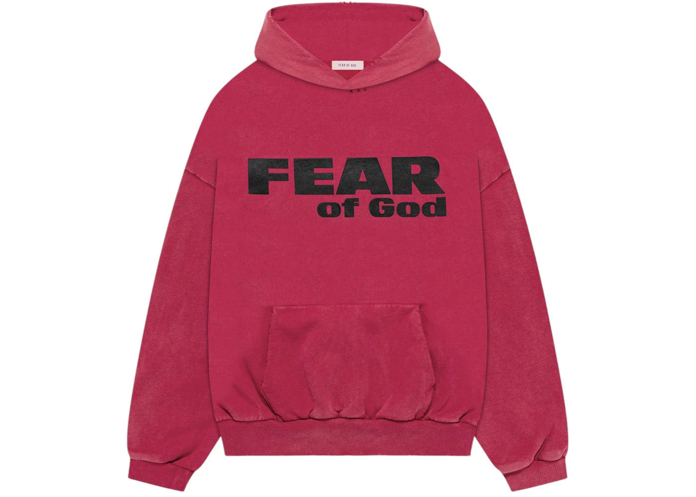 Fear of God Vintage Fear Is Gone Hoodie Red/Black
