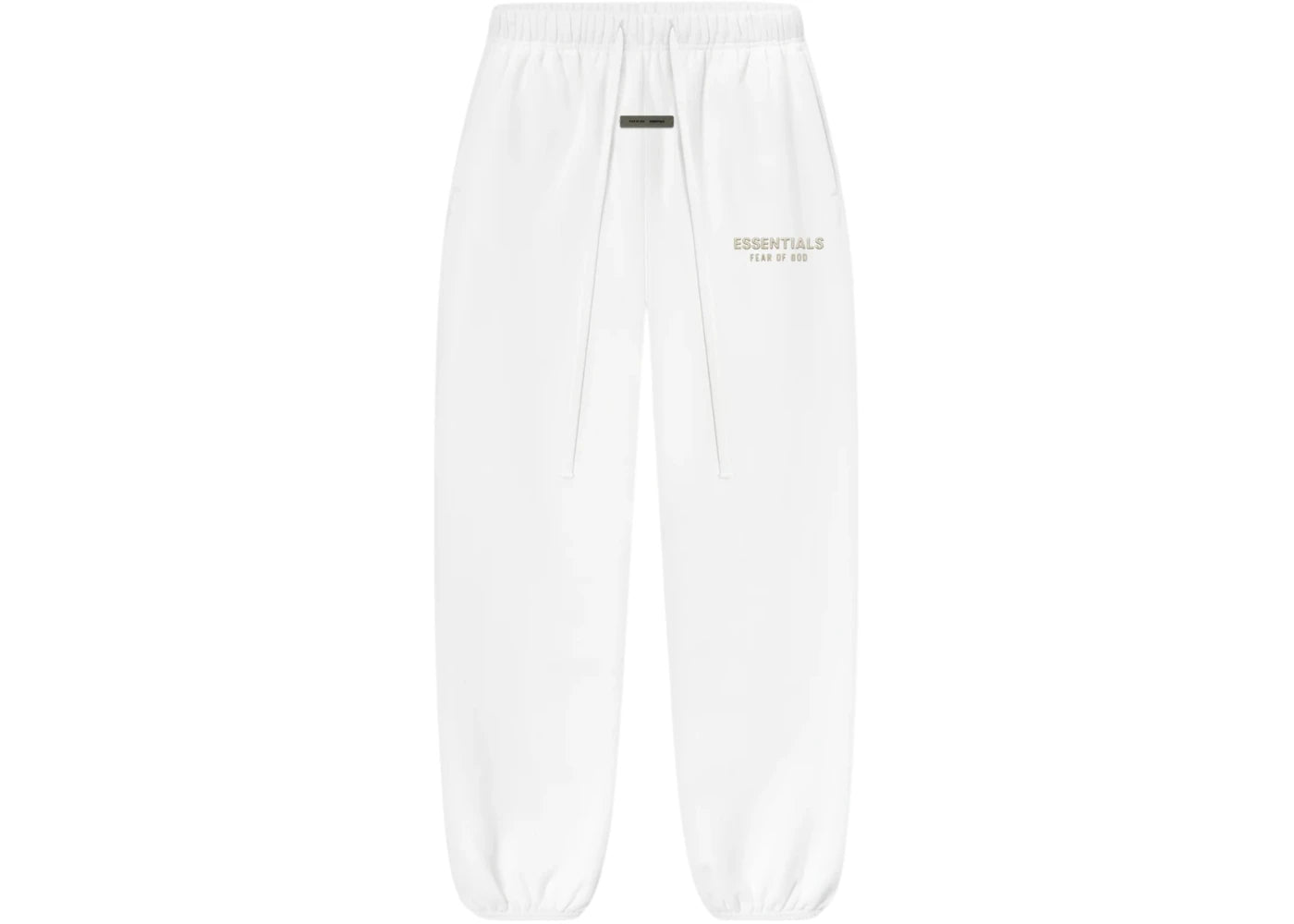 Fear of God Womens Essentials Classic Sweatpant Cloud White