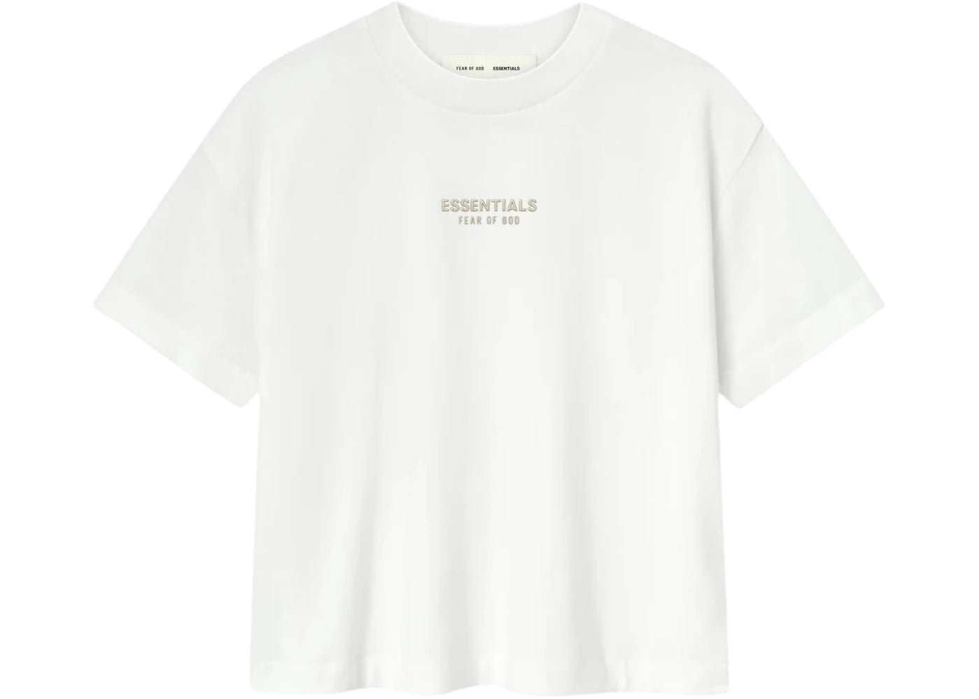 Fear of God Womens Essentials Classic Tee Cloud White
