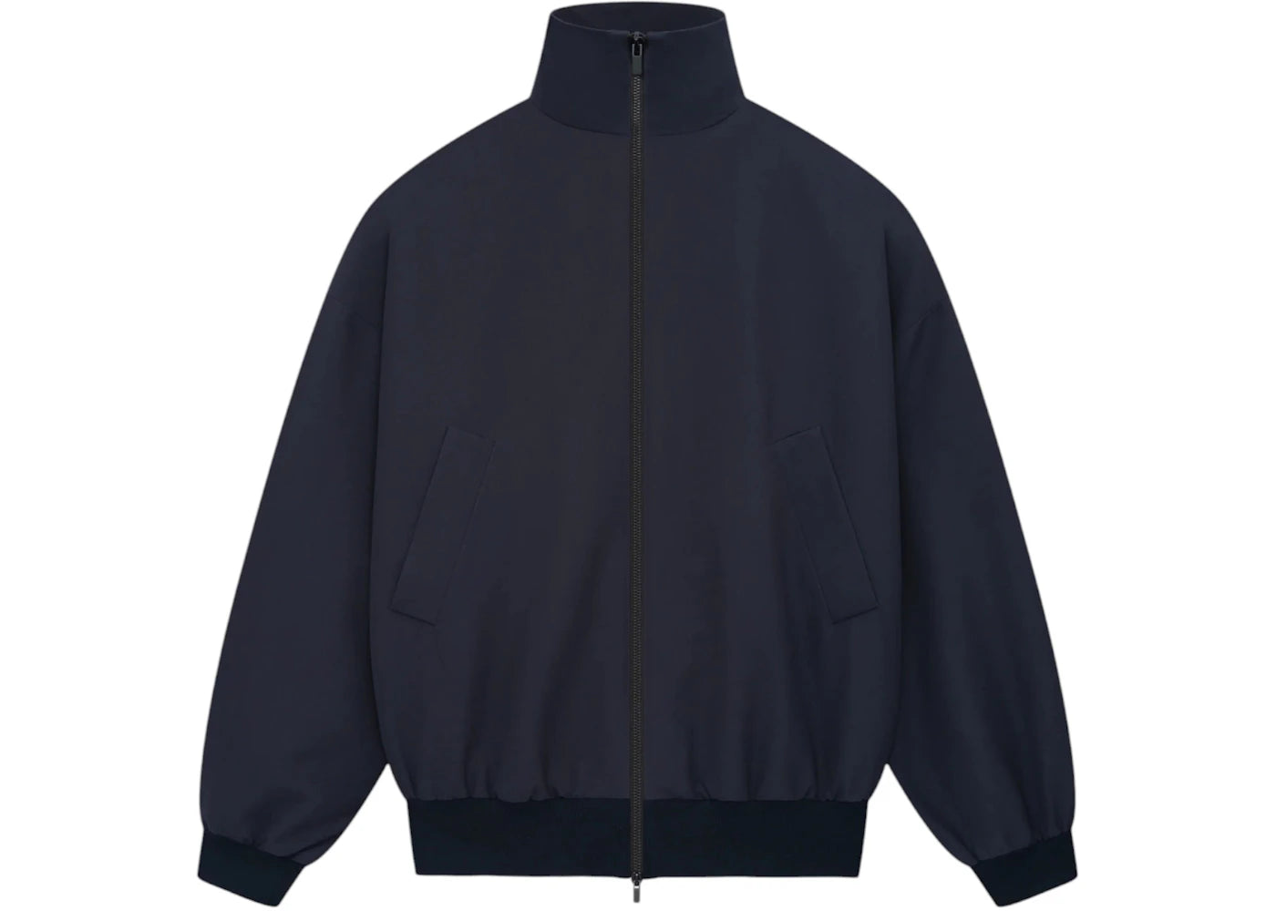 Fear of God Wool High Neck Track Jacket Navy