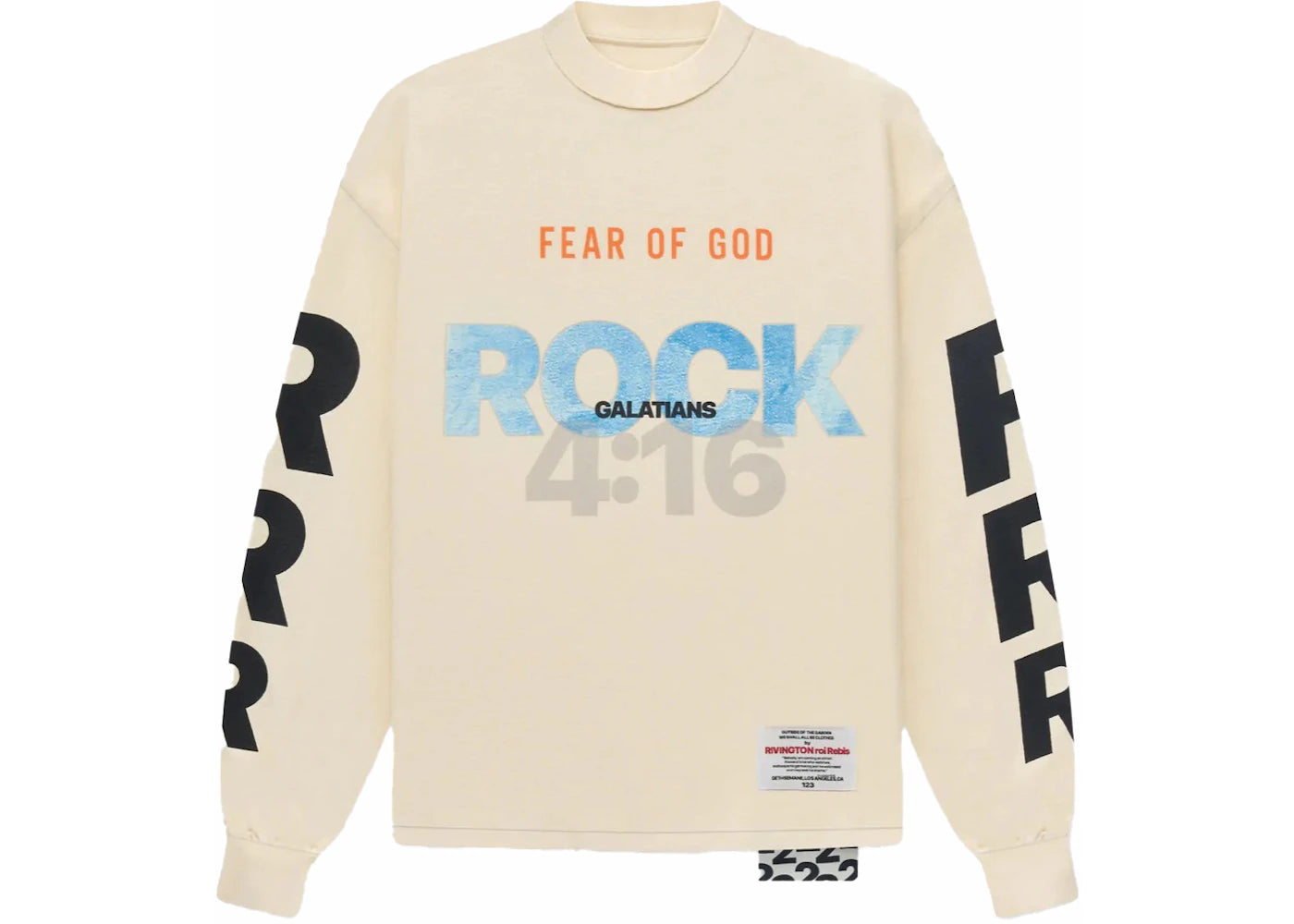 Fear of God x RRR-123 for Dave Chappelle L/S T-shirt Cream