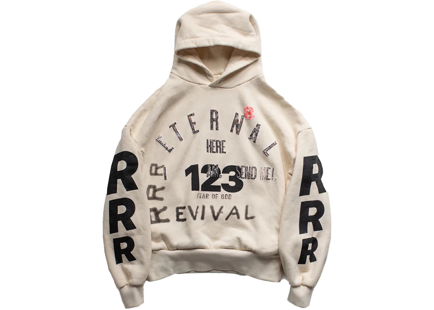 Fear of God x RRR123 Revival Hoodie Ivory