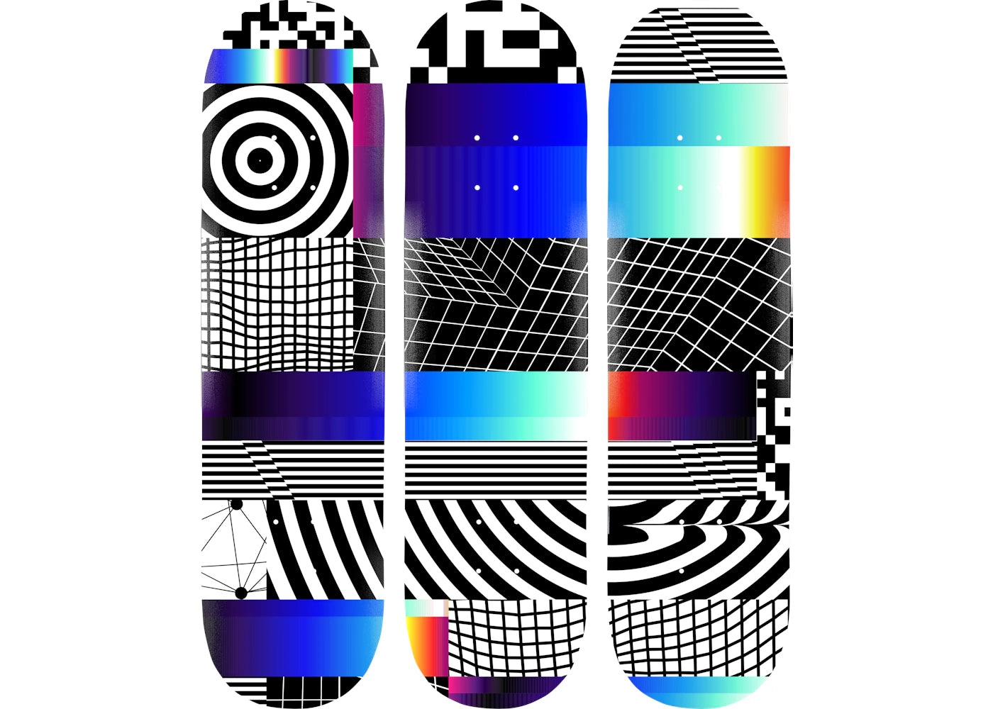 Felipe Pantone Triptych Skateboard Deck (Set of 3)