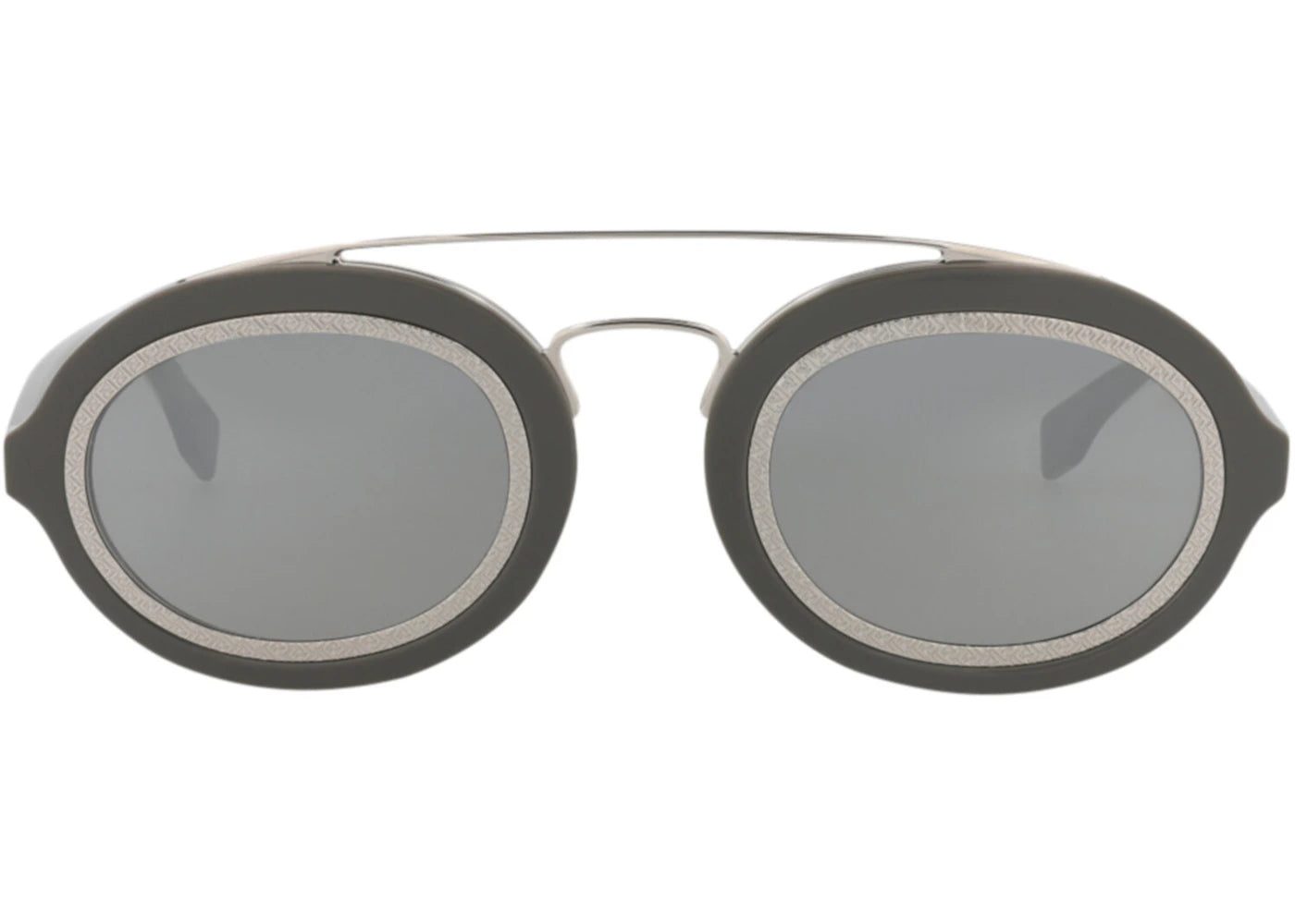 Fendi Aviator-Frame Acetate Sunglasses Grey Grey Silver (FE40094I-52-20C)