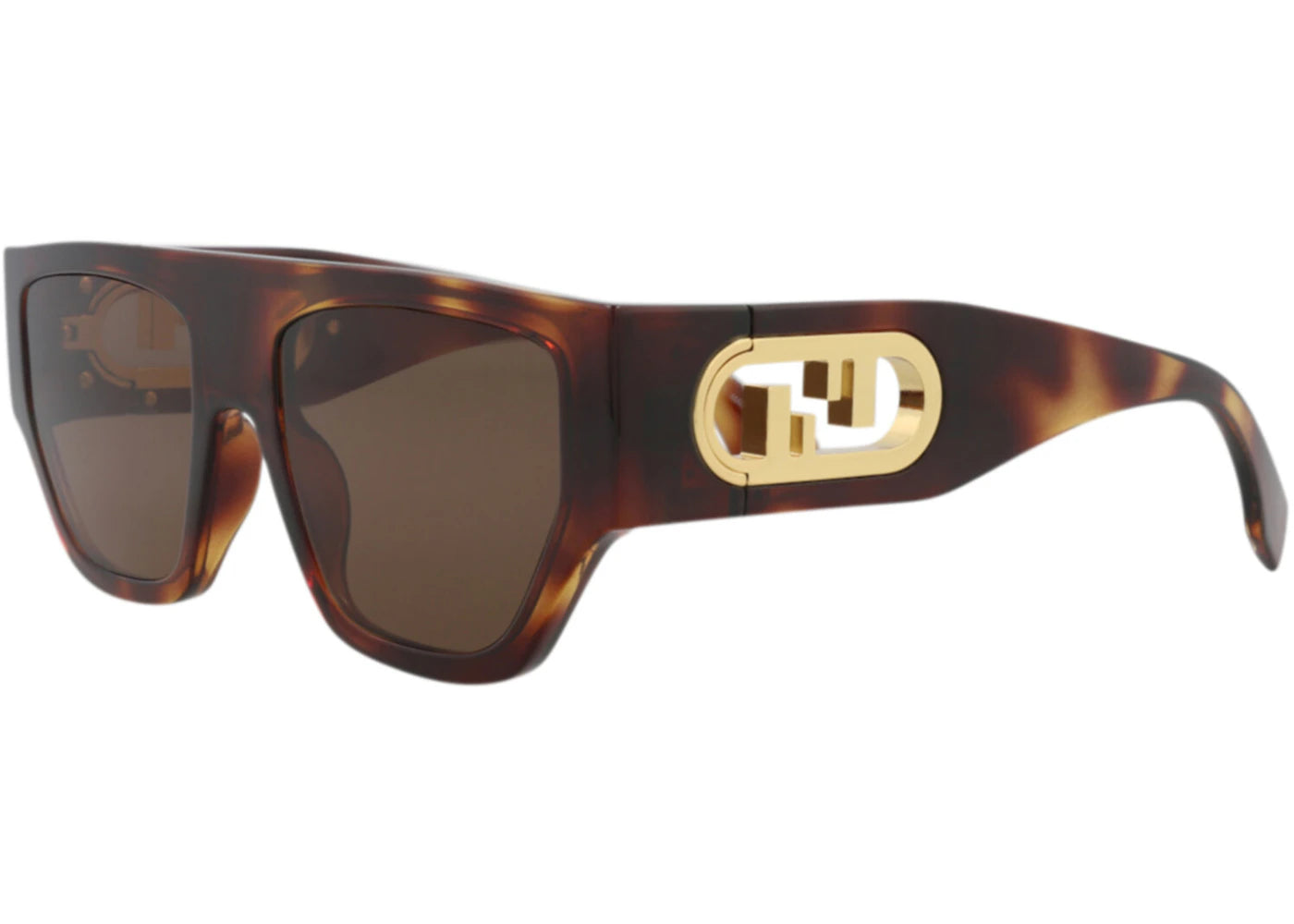 Fendi Aviator Sunglasses Havana Havana Brown (FE40108U-54-53E)