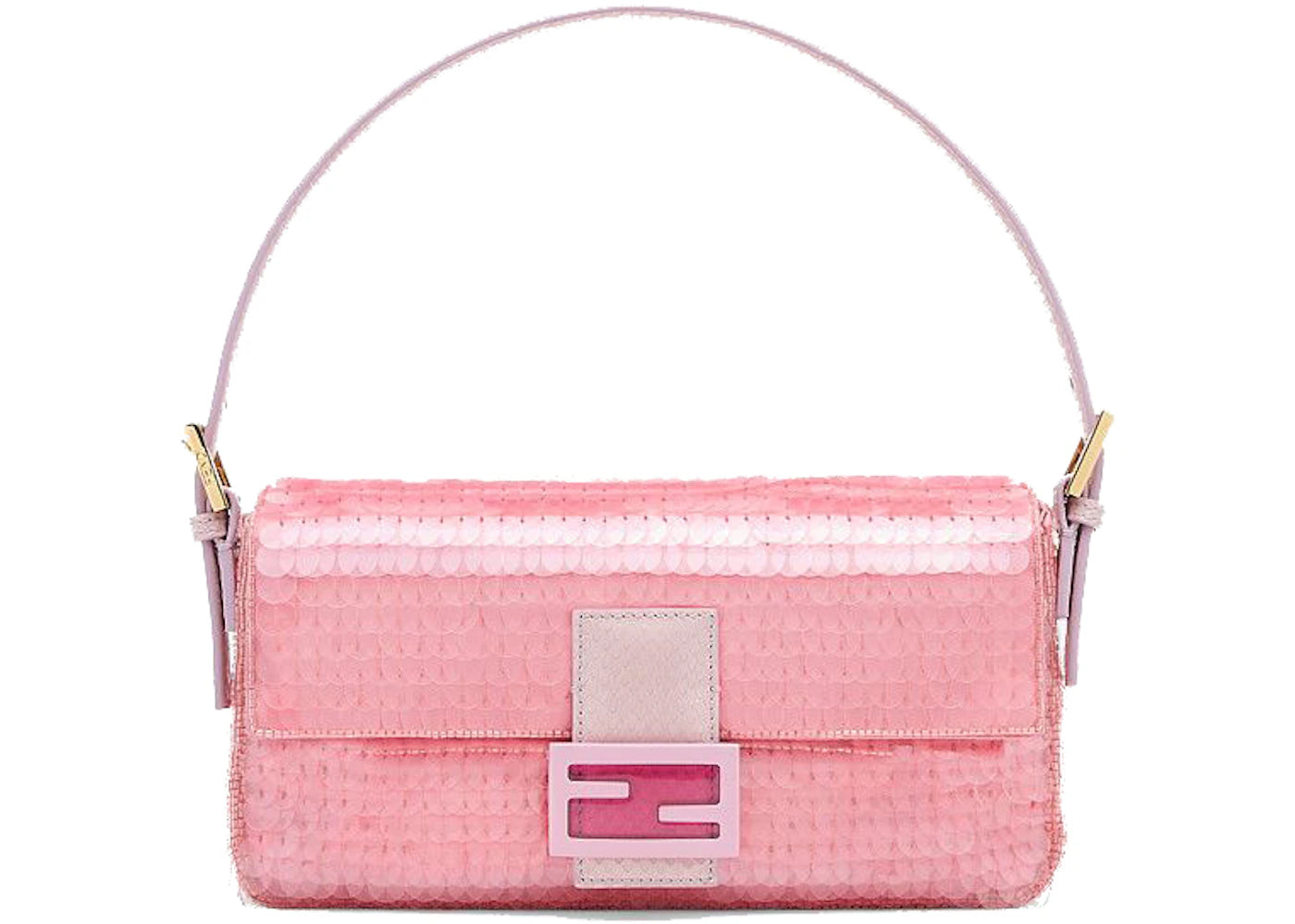 Fendi Baguette 1997 Shoulder Bag Pink