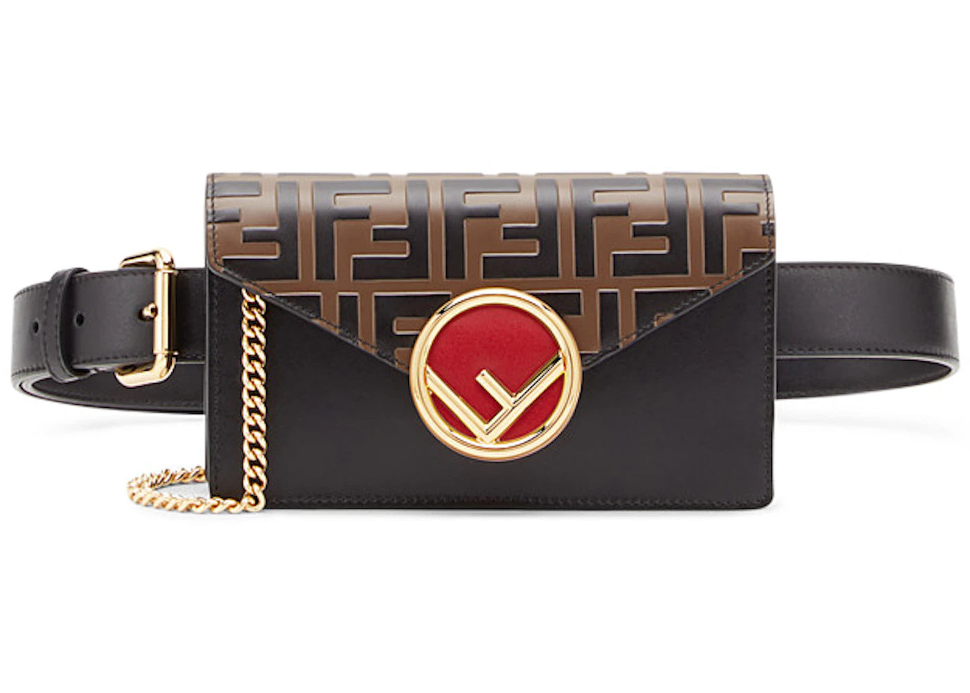 Fendi Belt Bag FF Black