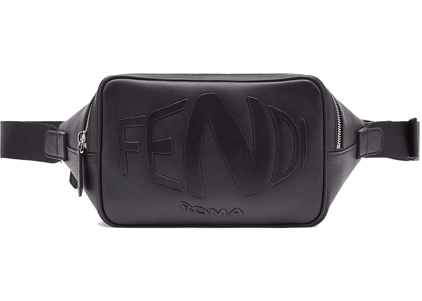 Fendi Belt Bag Roma Logo Black