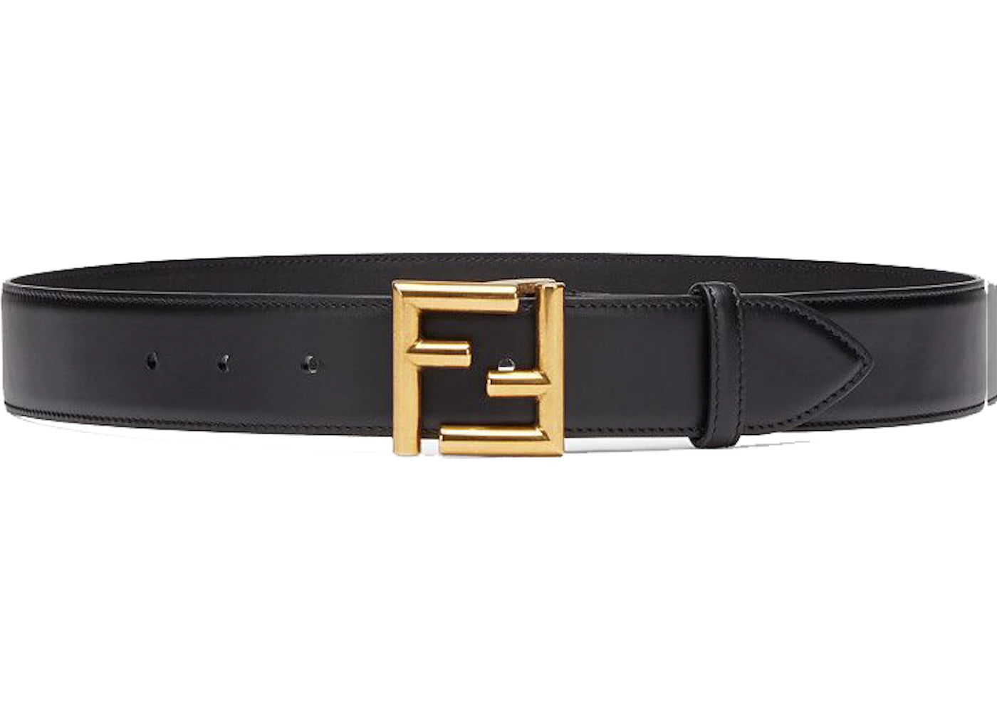 Fendi Belt FF Buckle Black