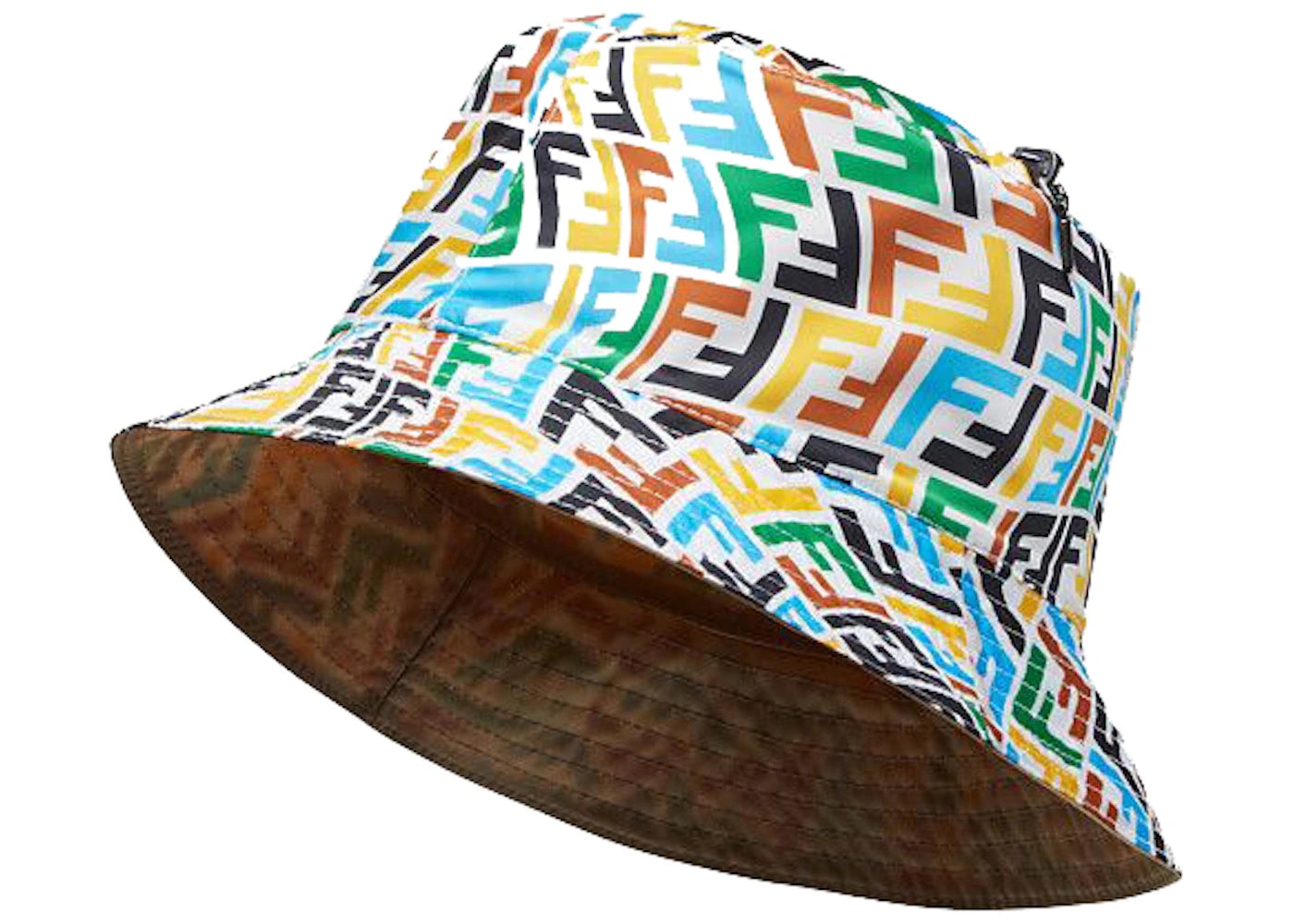 Fendi FF Motif Bucket Hat Multicolor