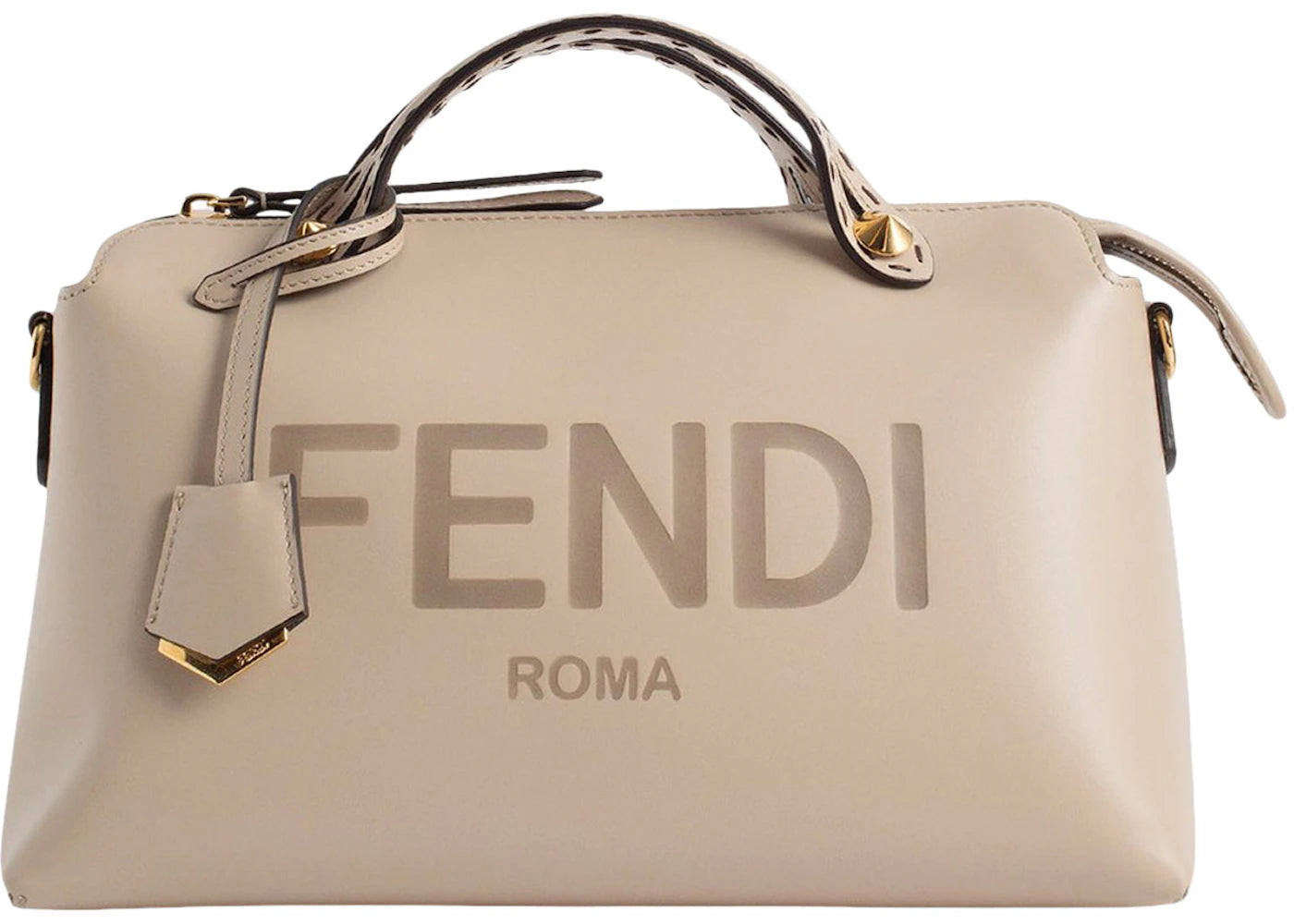 Fendi By The Way Boston Bag Midi Beige