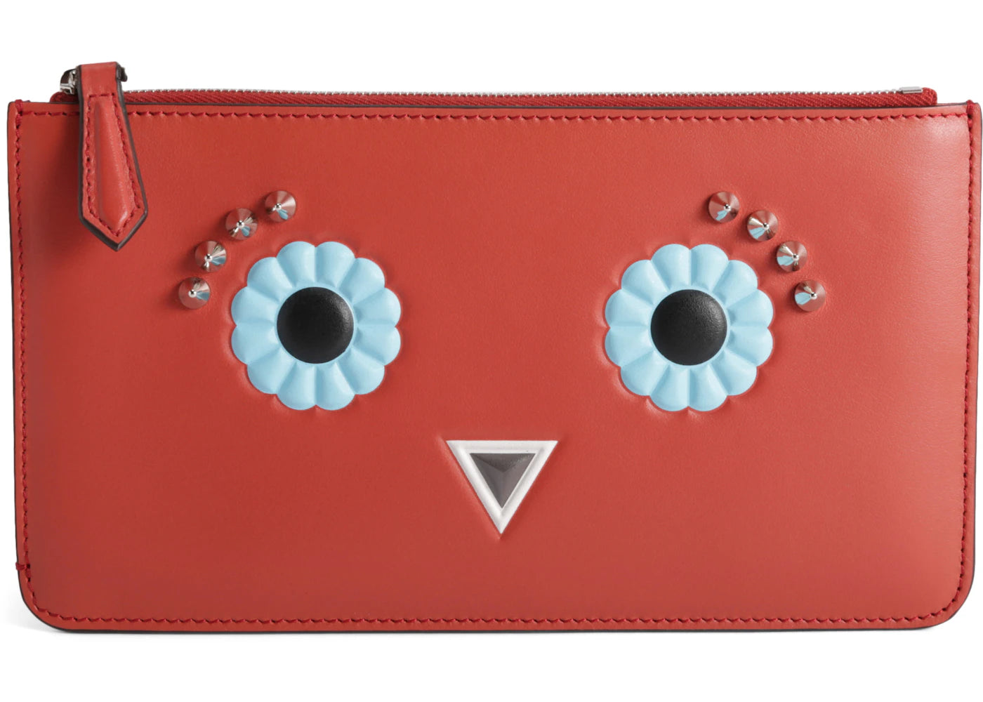 Fendi Coin Purse Faces Red