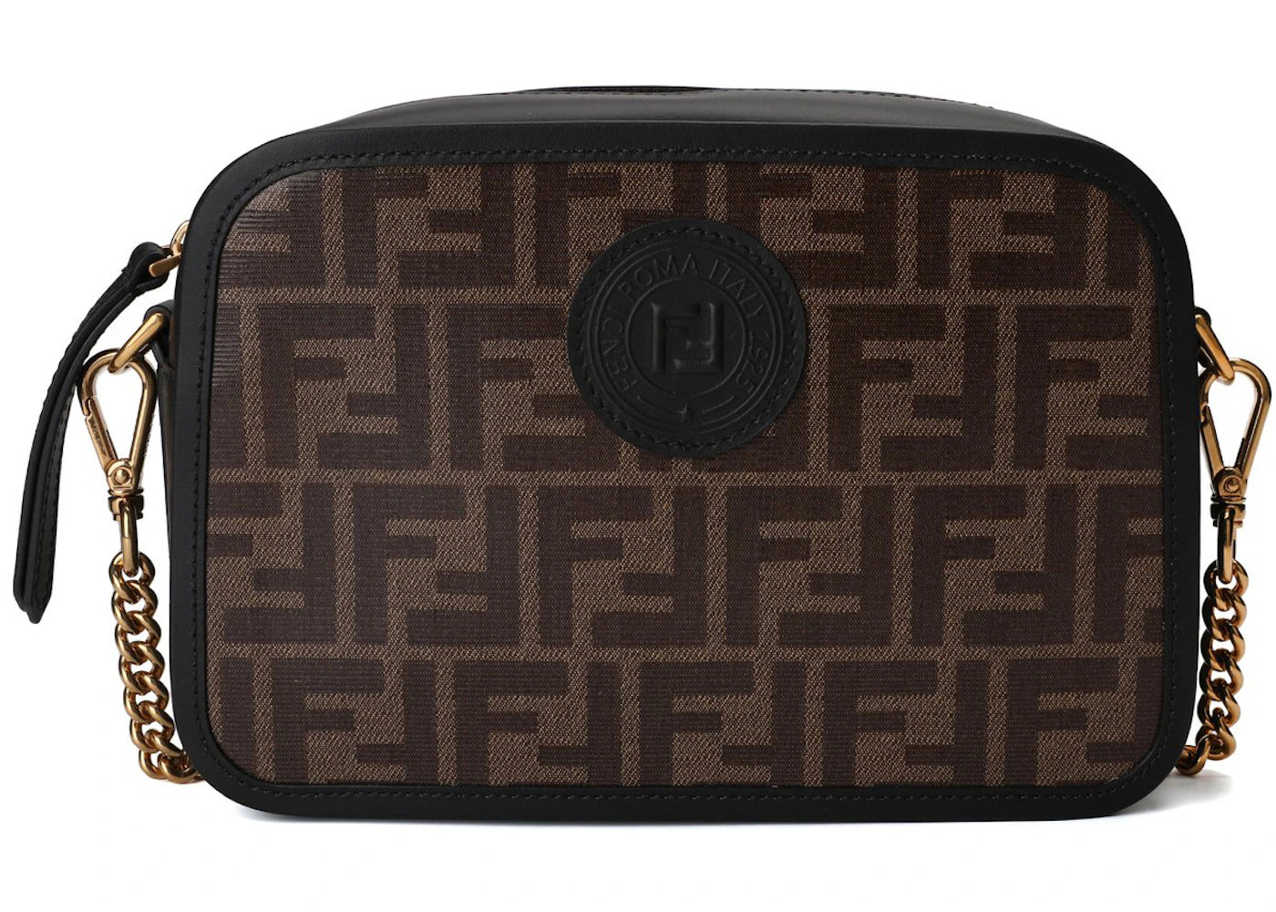 Fendi FF Motif Camera Bag Brown