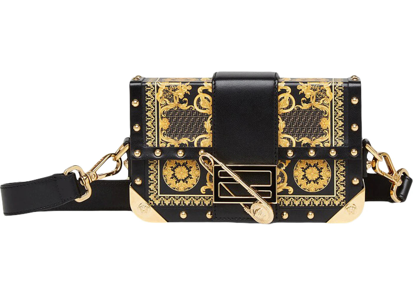 Fendi Fendace Baguette Trunk Mini Multicolor