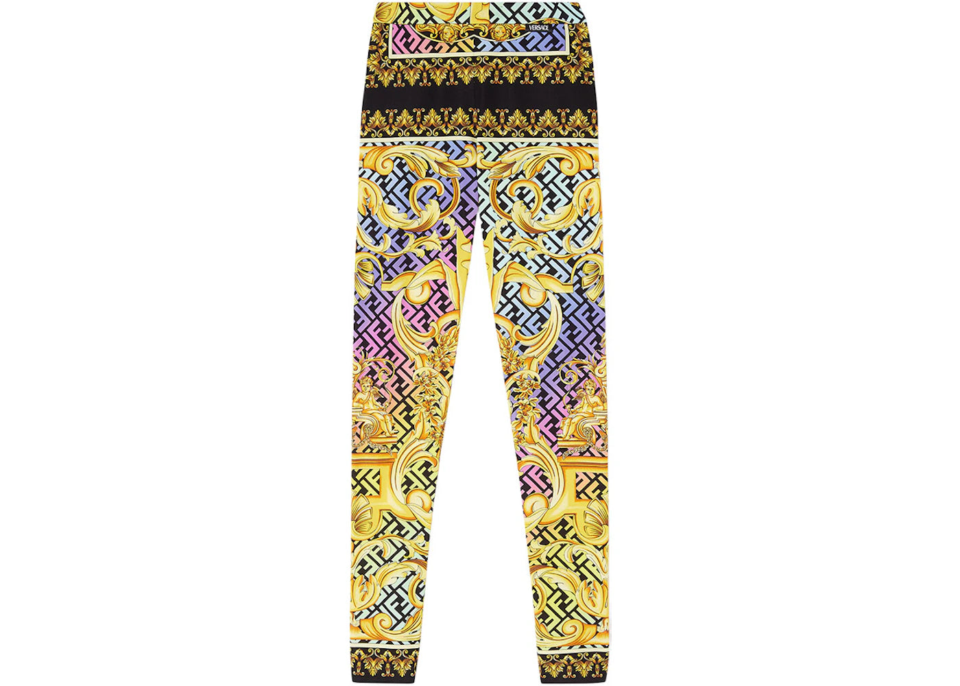 Fendi Fendace Baroque Leggings Gold/Multi