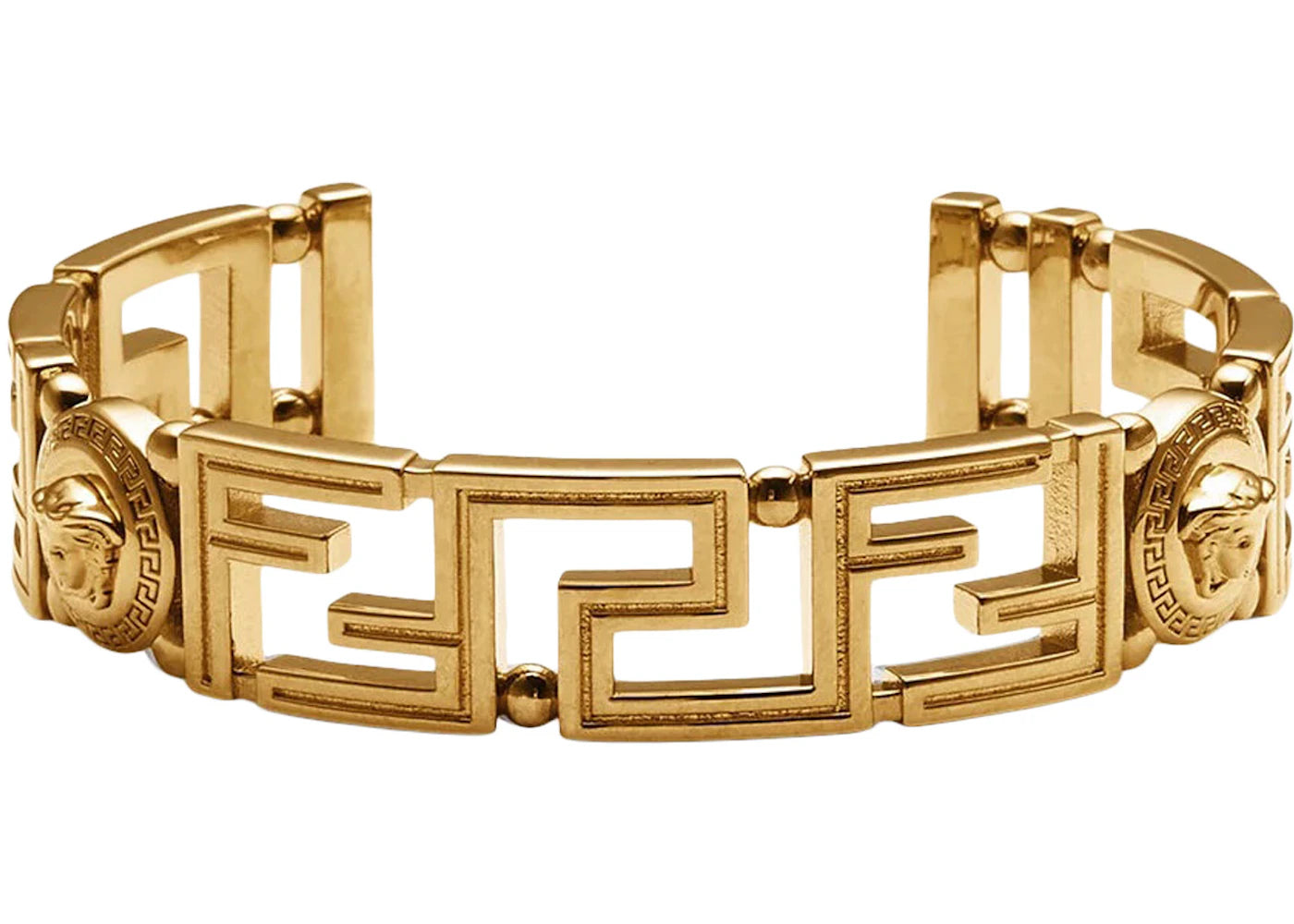 Fendi Fendace Cuff Bracelet Brass/Versace Gold