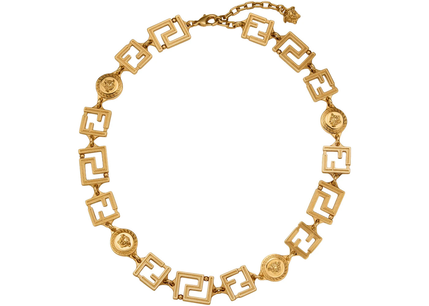 Fendi Fendace Necklace Brass/Versace Gold