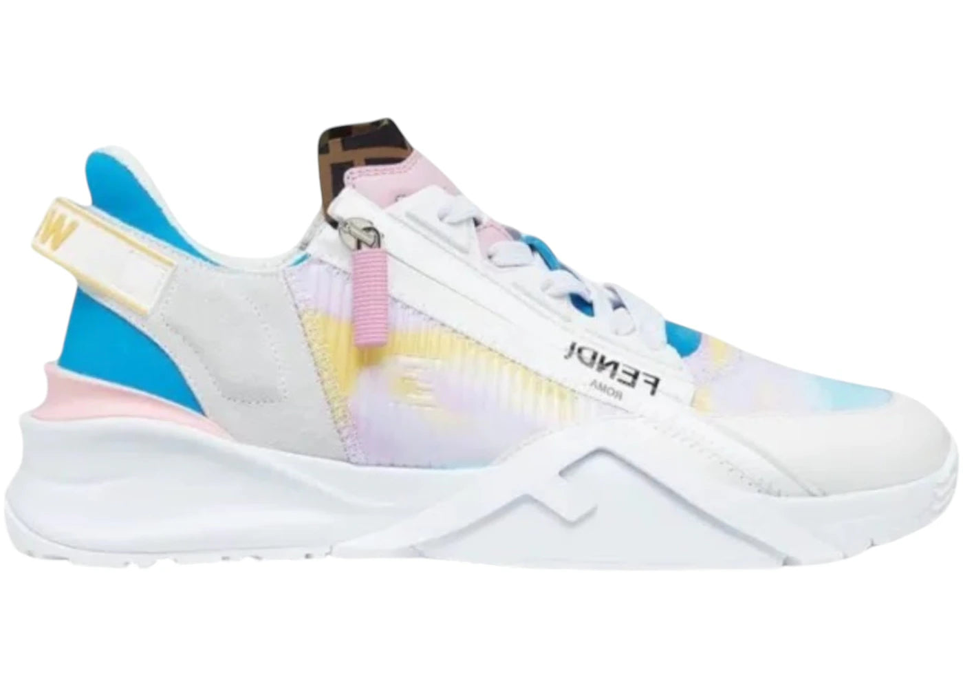 Fendi Flow Low Top White Light Blue