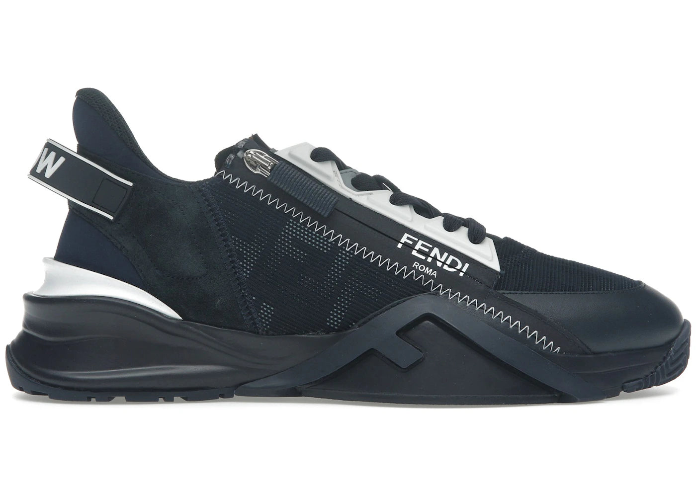 Fendi Flow Slip On Navy