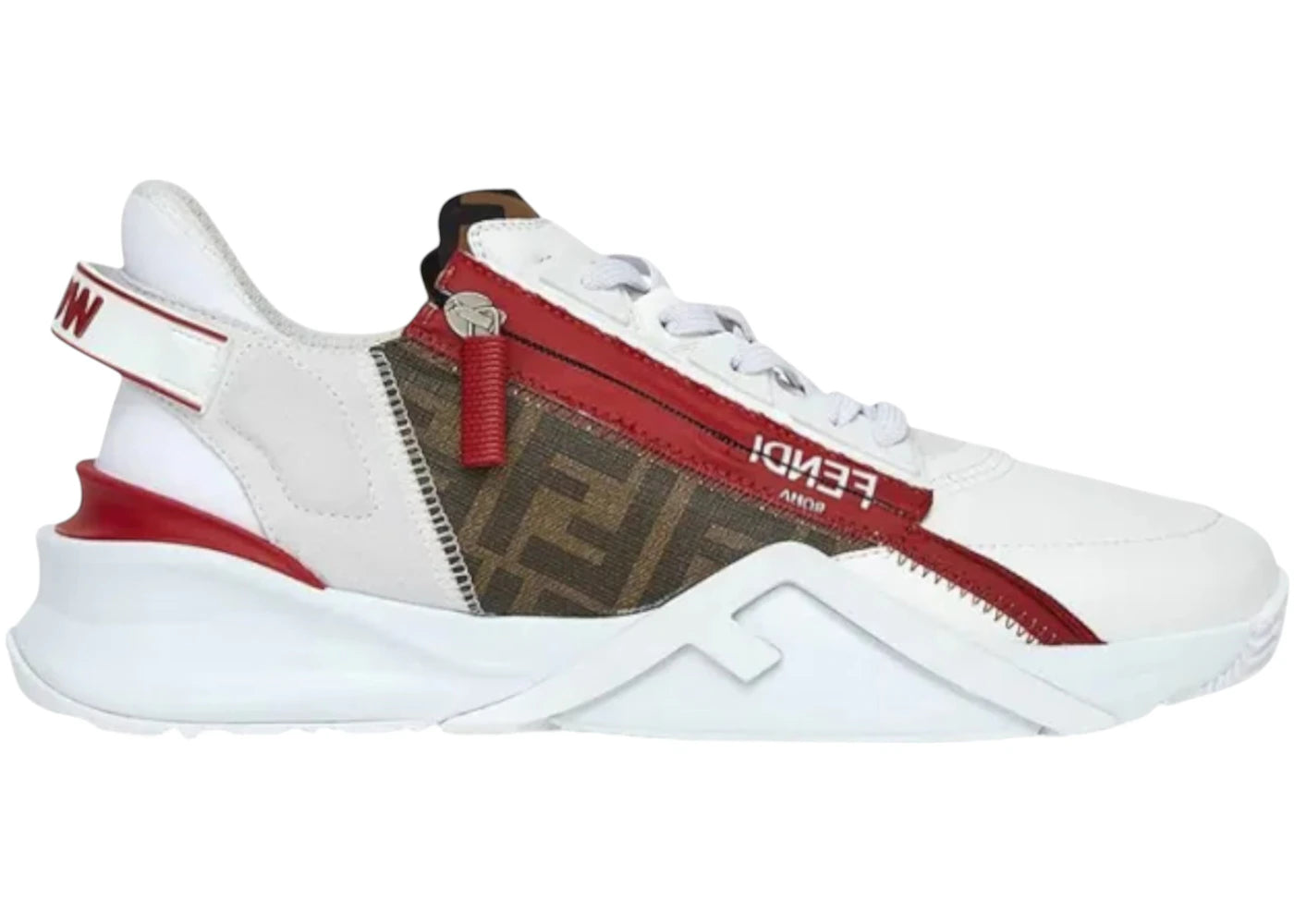 Fendi Flow Slip On White