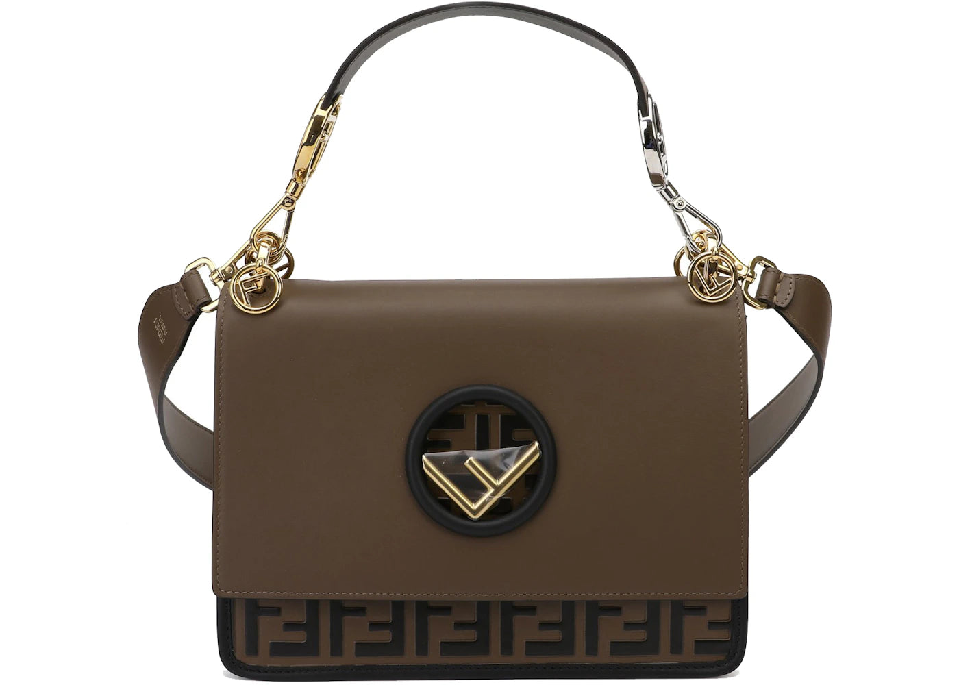 Fendi Kan I F Shoulder Bag Brown