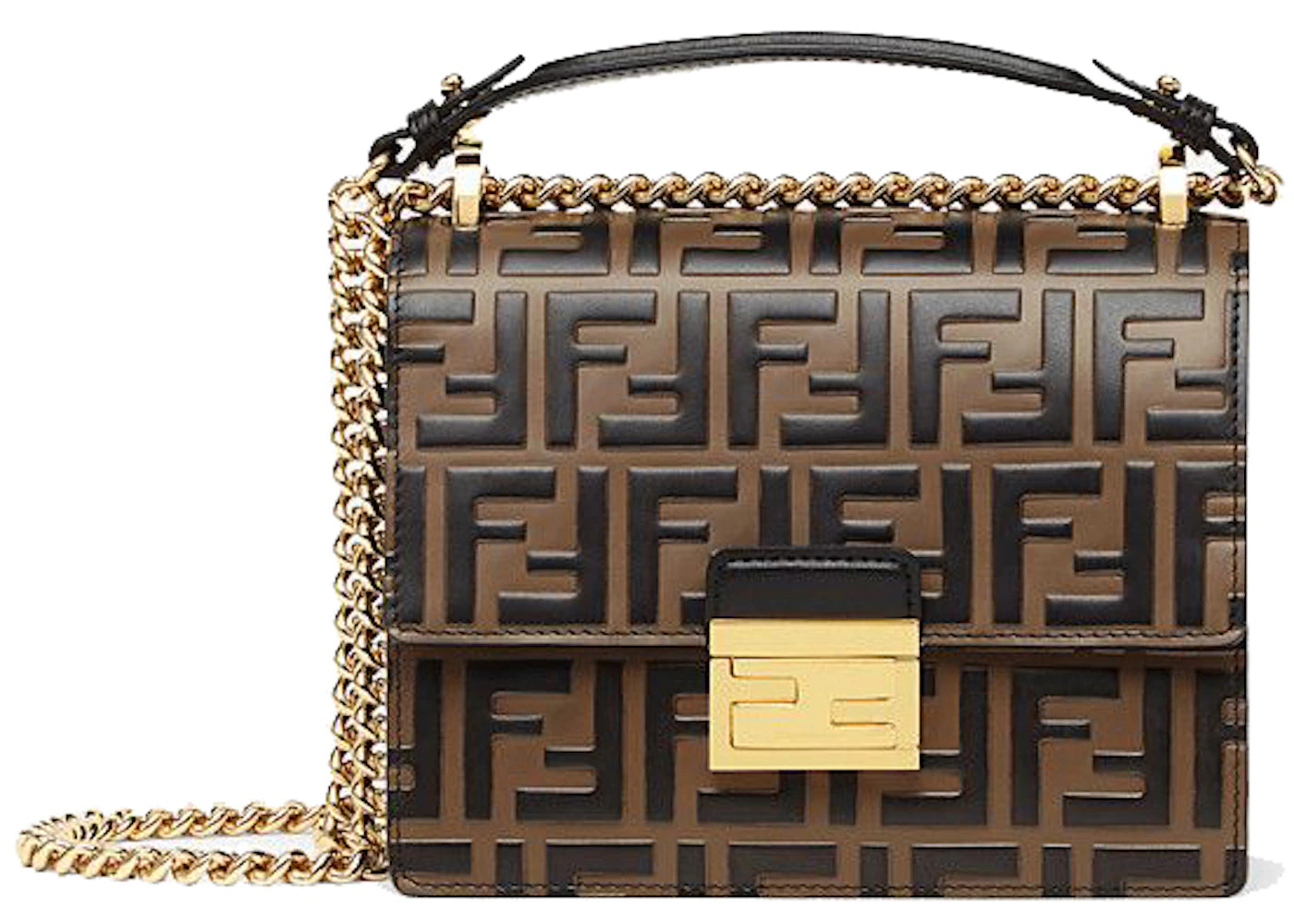 Fendi Kan U Bag Small Brown