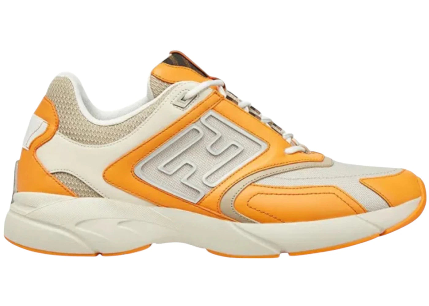 Fendi Logo Low-top Orange