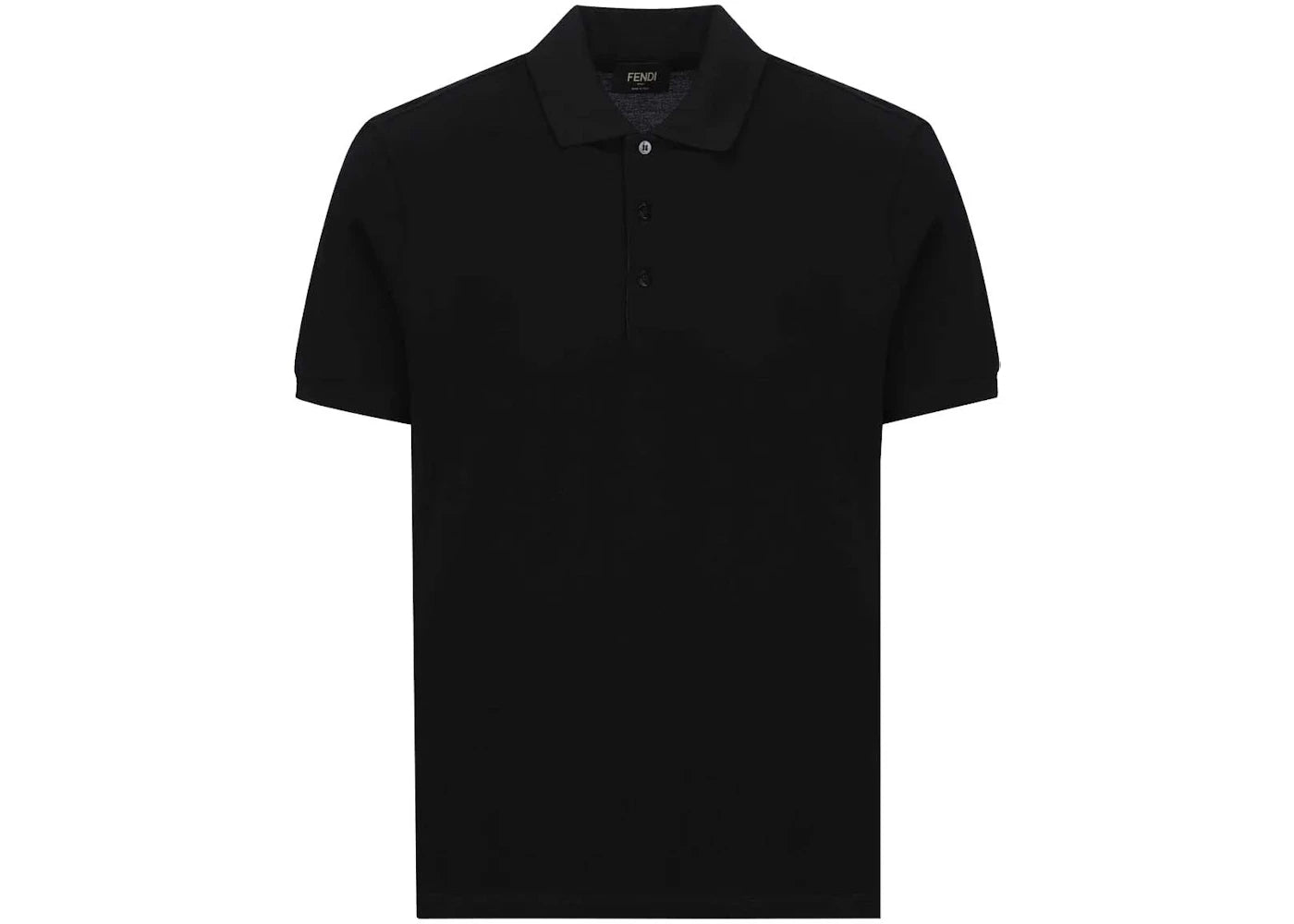 Fendi Logo Polo Black