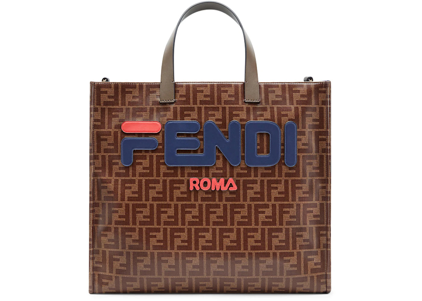 Fendi Mania Shopper FF Brown