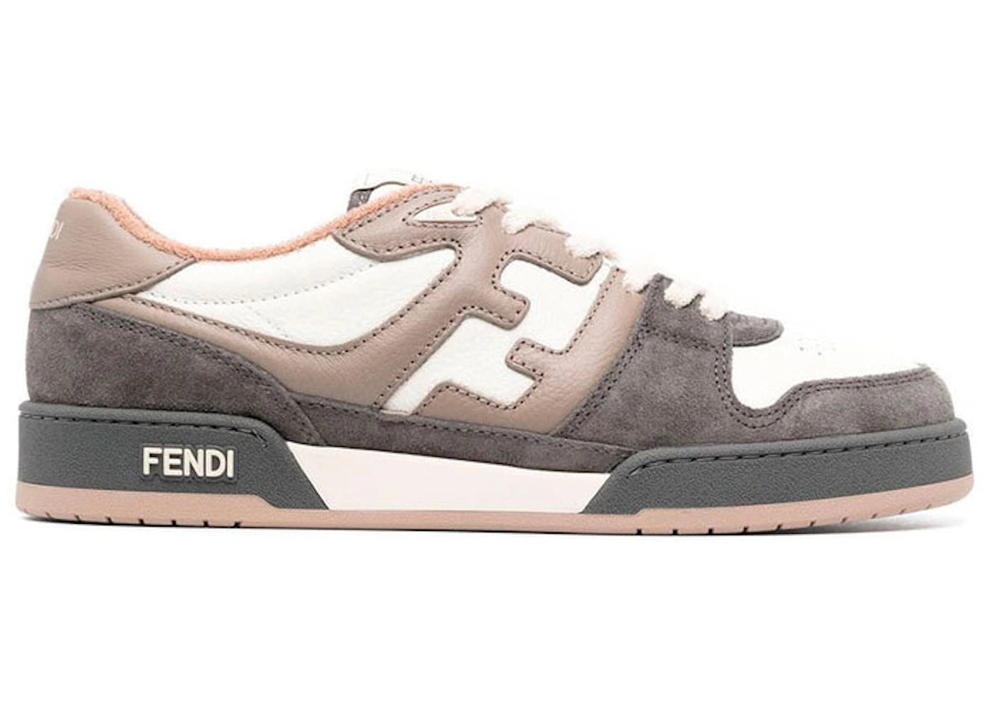 Fendi Match Low Top Grey Suede