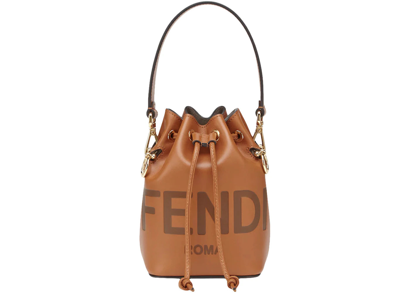 Fendi Mon Tresor Brown Leather Mini-Bag Brown