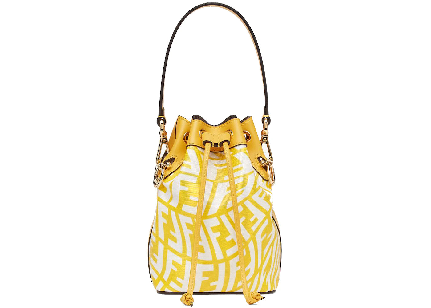 Fendi Mon Tresor Shoulder Bag Small Yellow