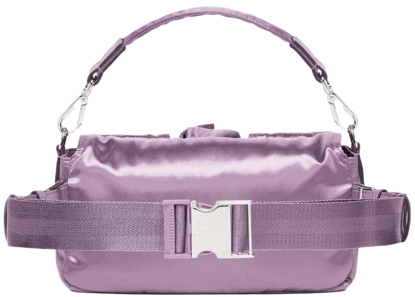 Fendi Nylon Baguette Purple