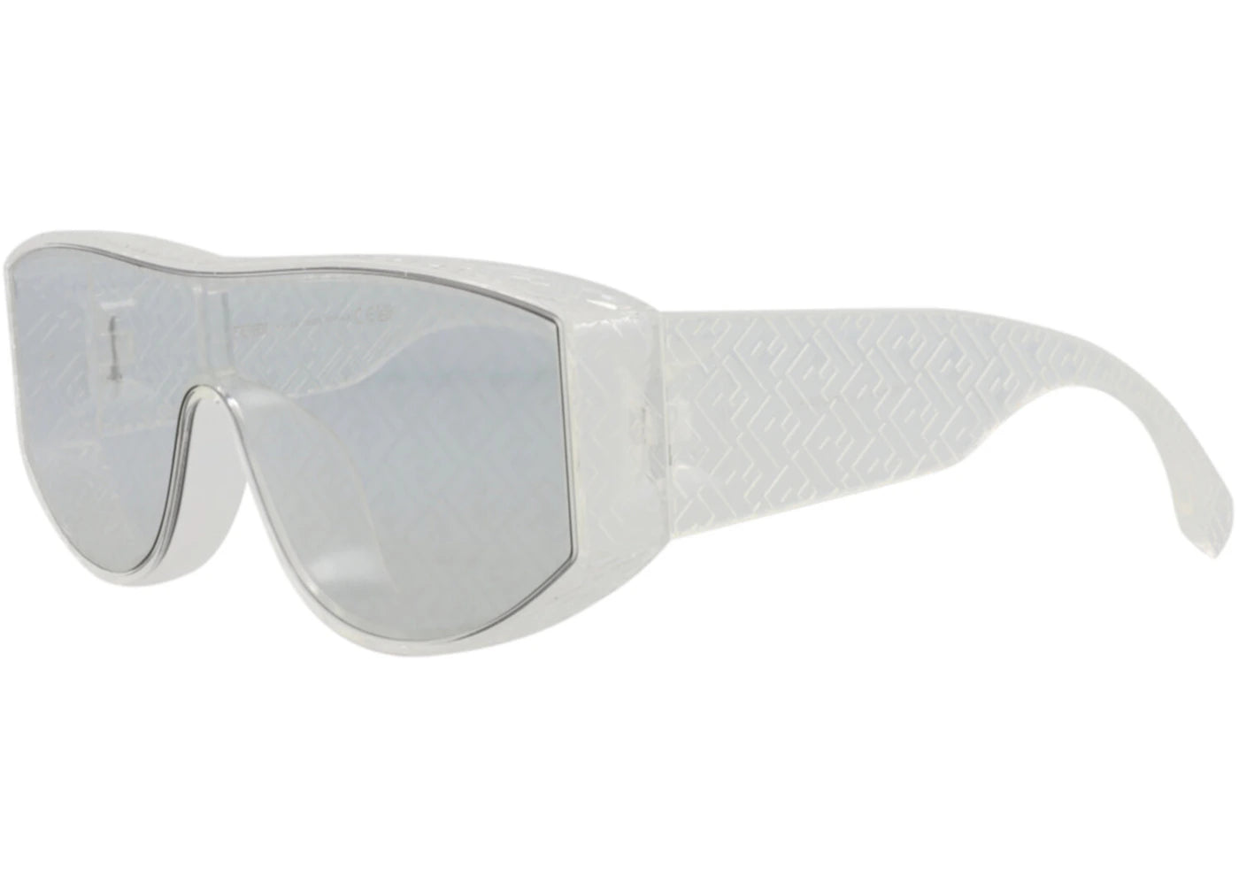 Fendi Shield Sunglasses Crystal Crystal Smoke (FE40128I-00-26C)
