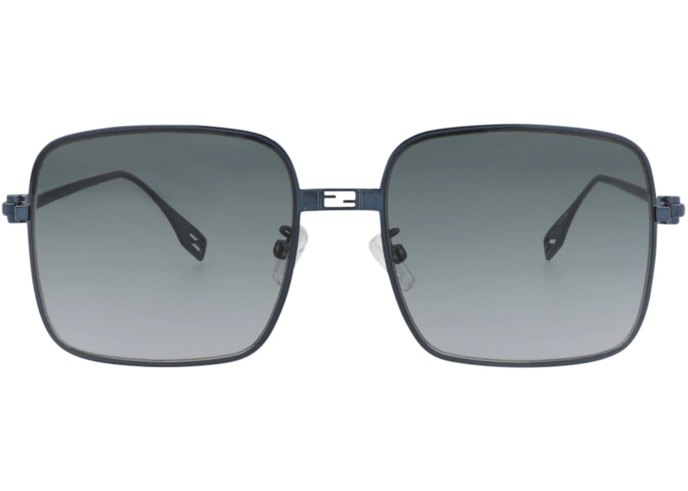 Fendi Square-Frame Metal Sunglasses Blue Blue Green (FE40123U-55-90P)