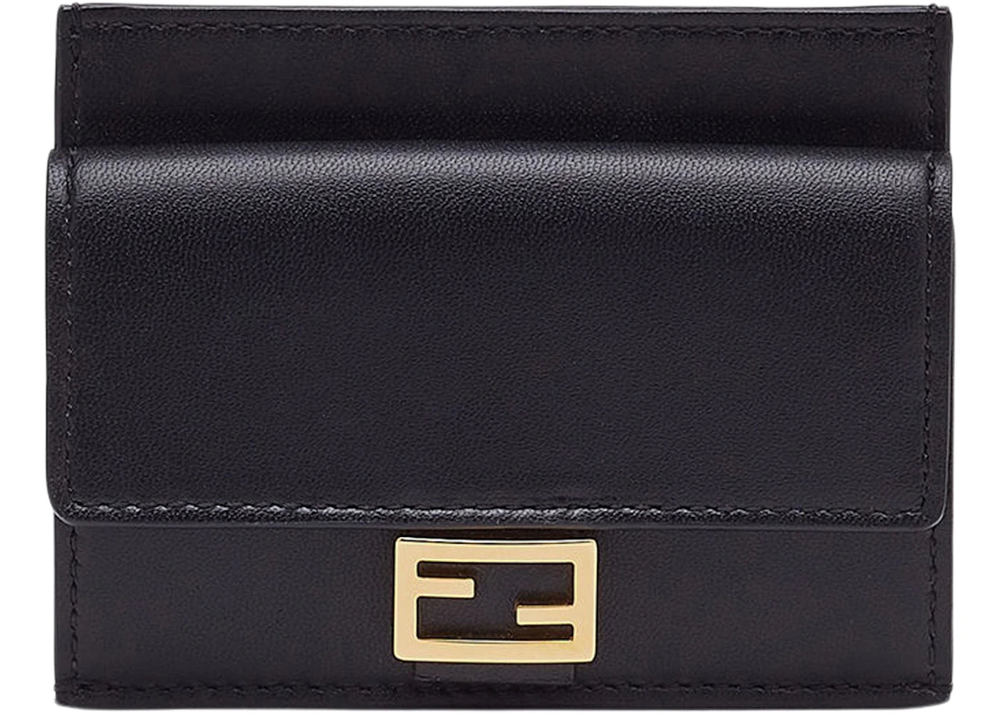 Fendi by Marc Jacobs Baguette Card Holder Black Nappa Leather Card Holder