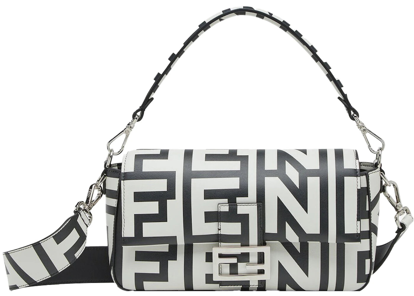 Fendi by Marc Jacobs Baguette Two-Tone Leather Bag