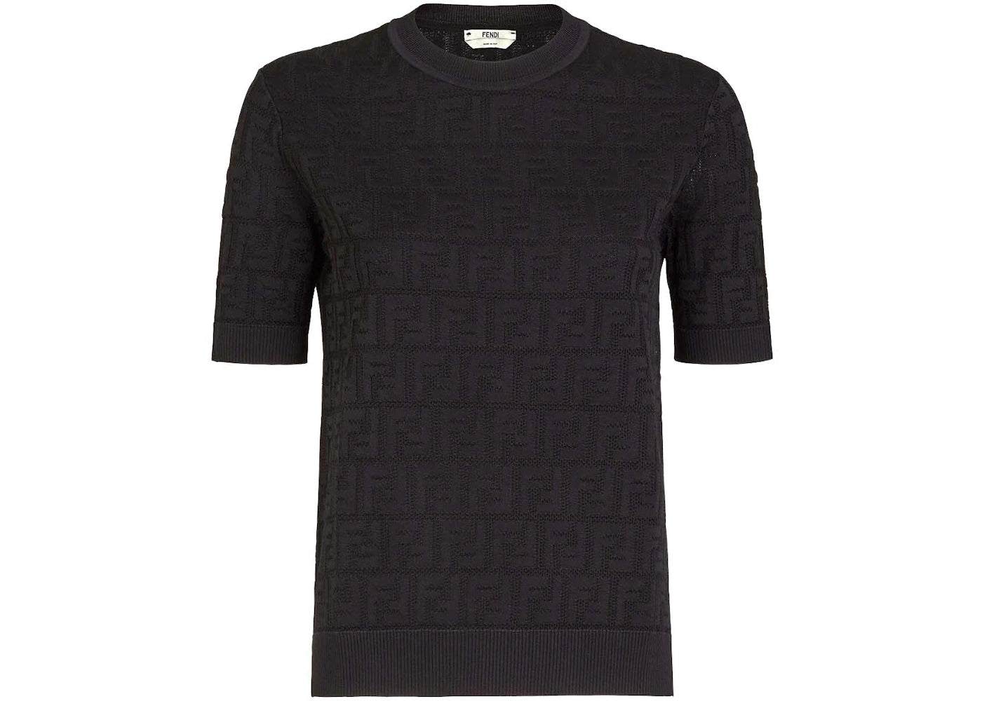 Fendi by Marc Jacobs Cotton And Viscose Jumper Black