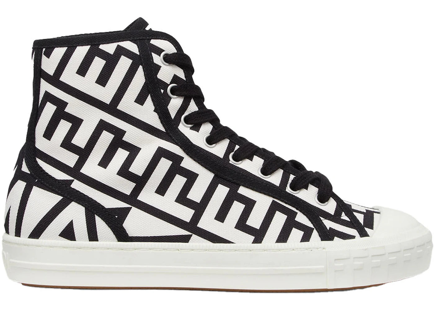 Fendi by Marc Jacobs Domino High-Tops Black White Canvas