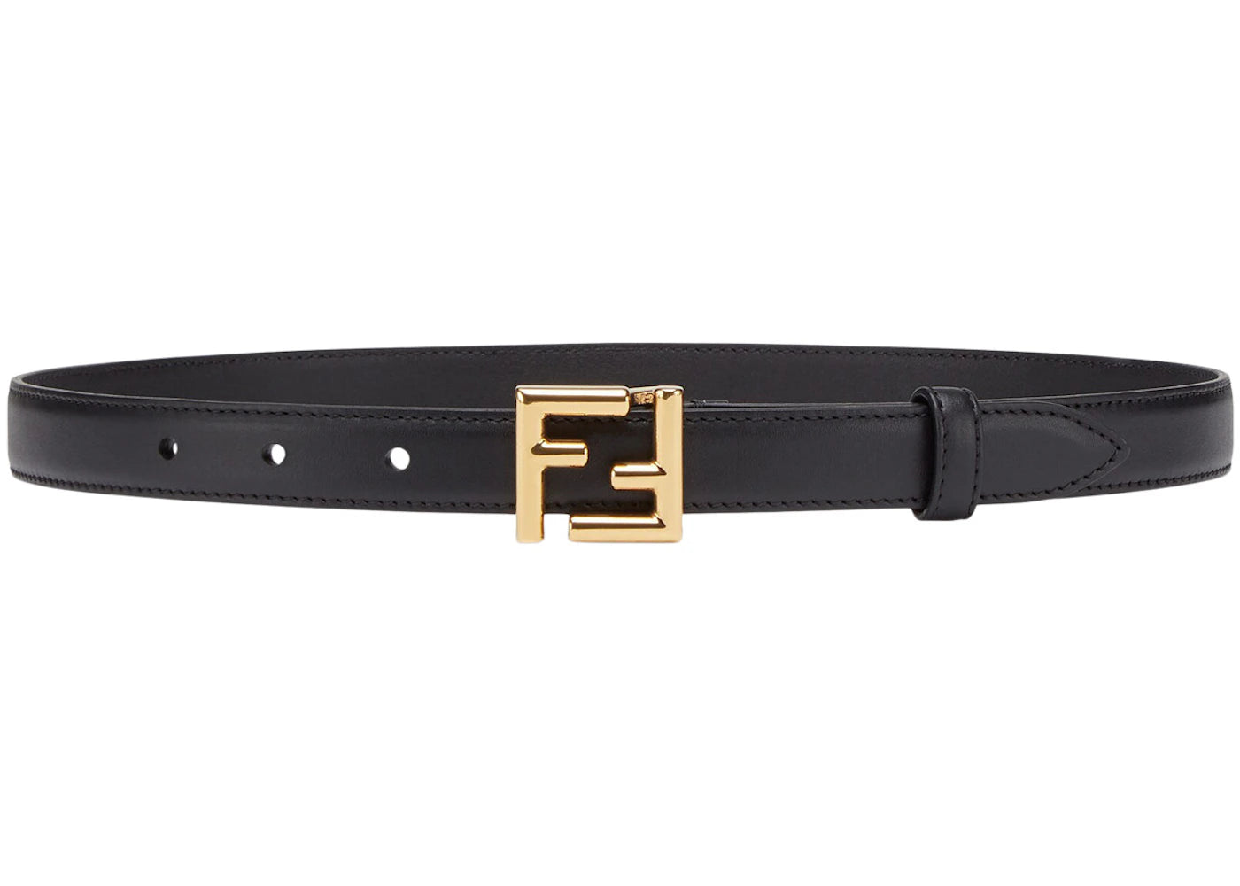 Fendi by Marc Jacobs FF Belt Black Leather Belt