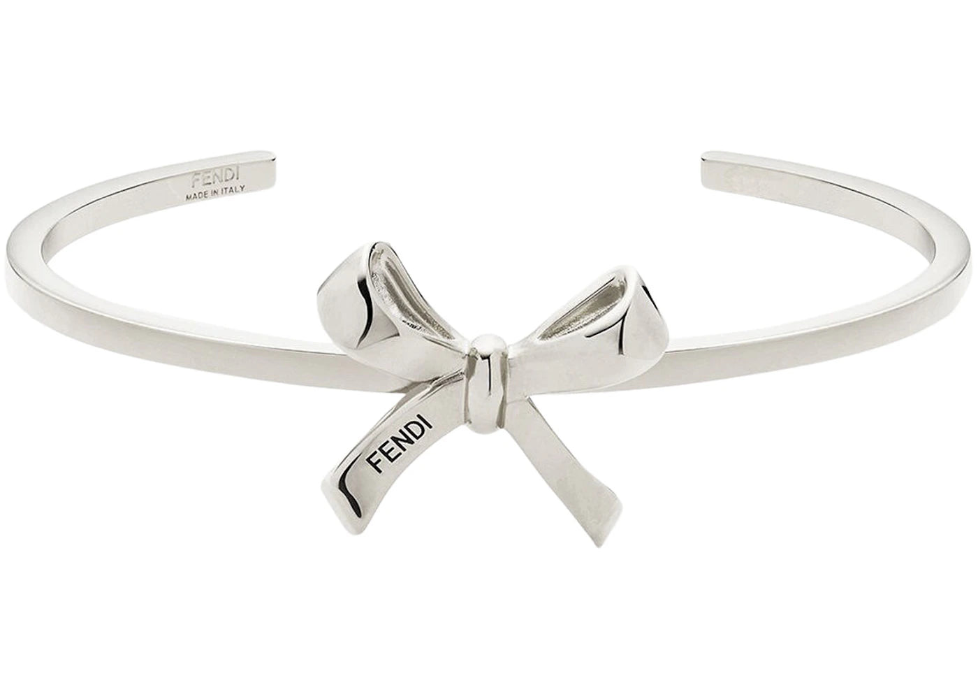 Fendi by Marc Jacobs Fendi Bow Bracelet Silver-Colored Bracelet