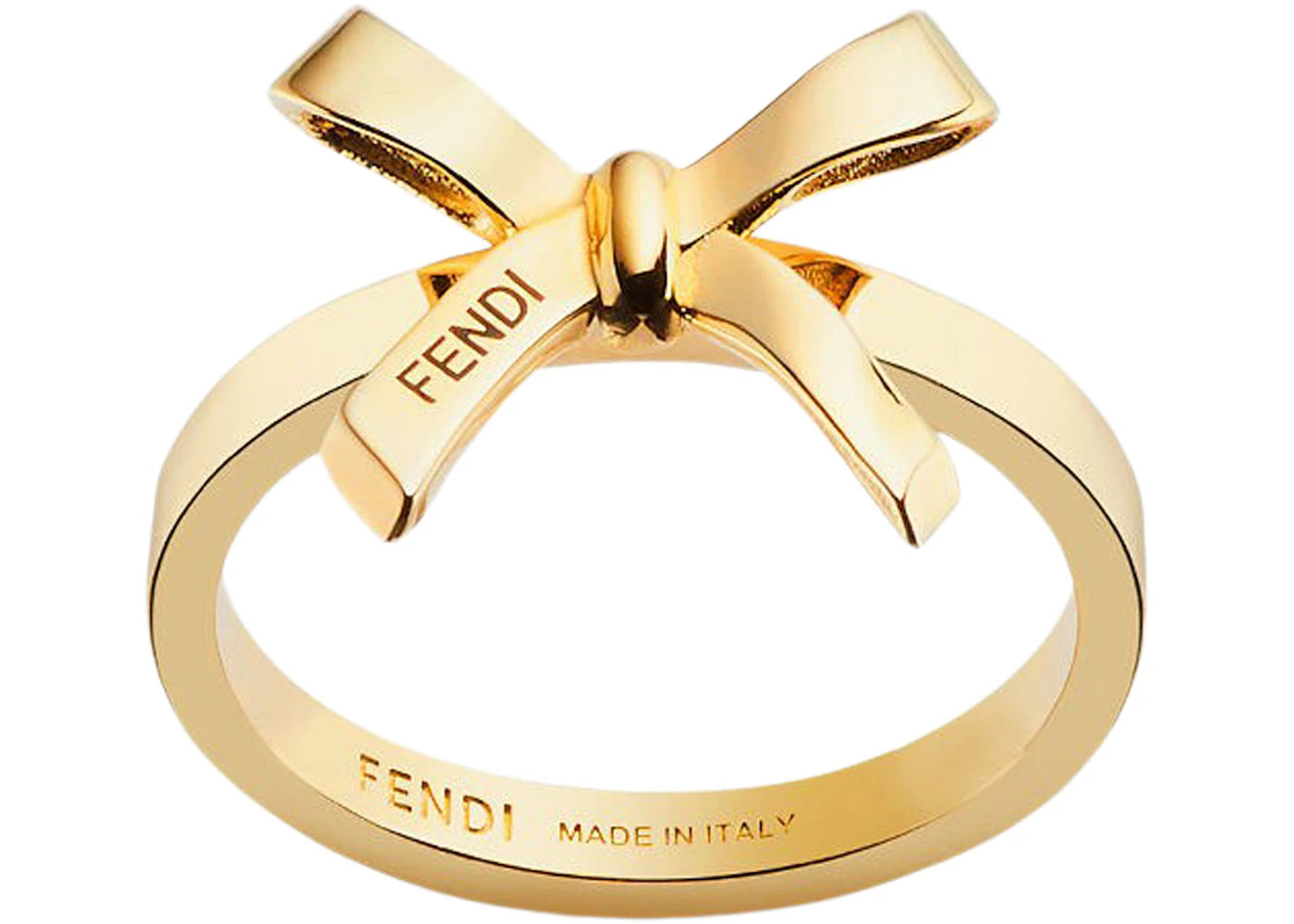 Fendi by Marc Jacobs Fendi Bow Ring Gold-Colored Ring