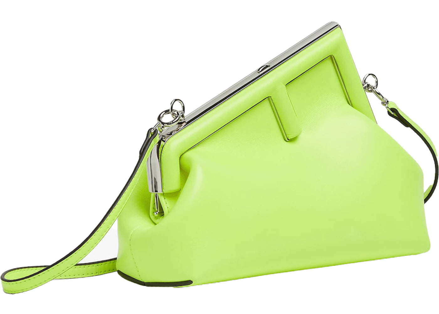 Fendi by Marc Jacobs Fendi First Small Neon Yellow Leather Bag