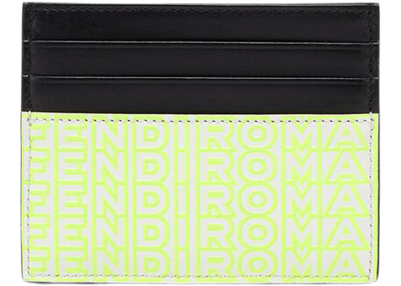 Fendi by Marc Jacobs Fendi Roma Card Holder Two-Tone Leather Card Holder Multicolor