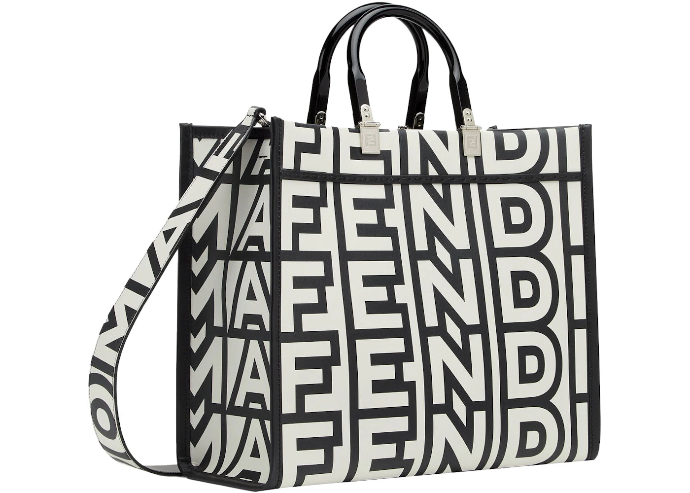 Fendi by Marc Jacobs Fendi Sunshine Medium Two-Tone Leather Shopper Bag