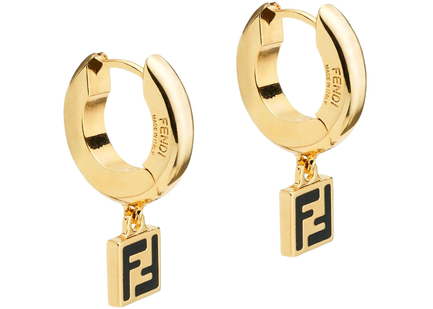 Fendi by Marc Jacobs Forever Fendi Hoop Earrings Gold-Colored Earrings