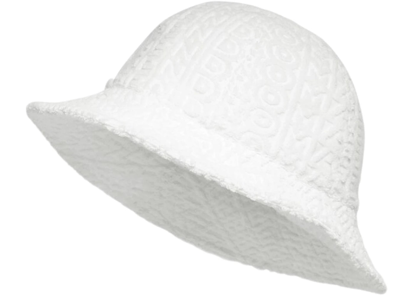 Fendi by Marc Jacobs Hat White Terry Bucket Hat White
