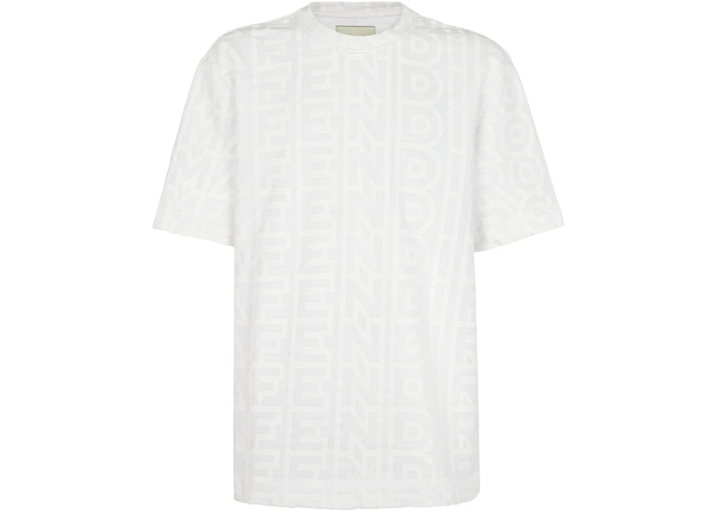 Fendi by Marc Jacobs Jersey Short-Sleeved Crew-Neck T-Shirt White