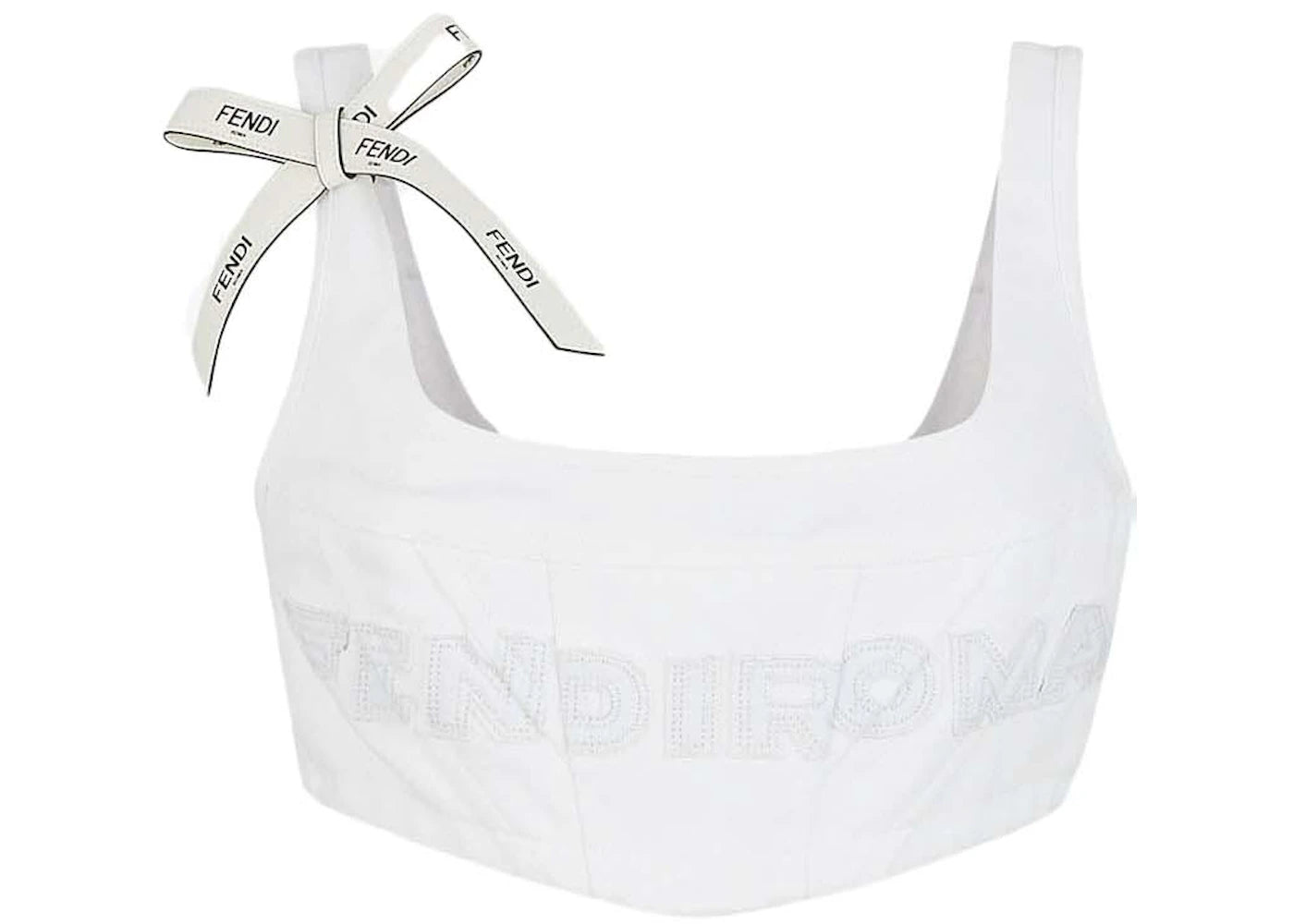 Fendi by Marc Jacobs Jersey Top White