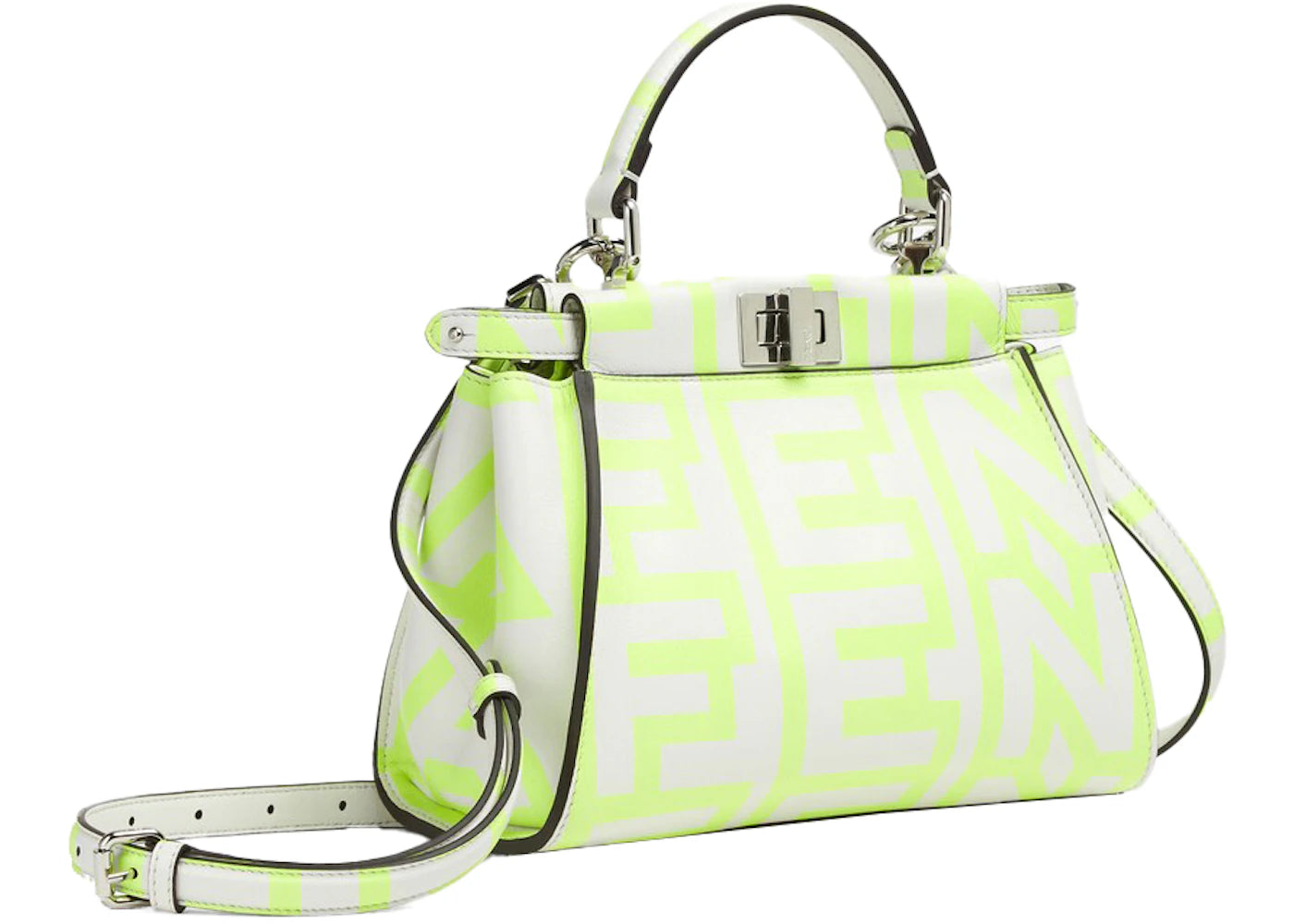 Fendi by Marc Jacobs Peekaboo Mini White Leather Bag